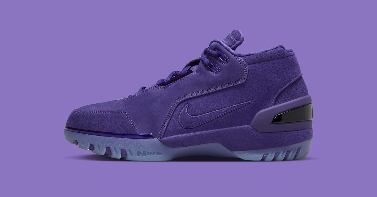 Checkt die offiziellen Bilder des nike flight Air Zoom Generation „Purple Suede“